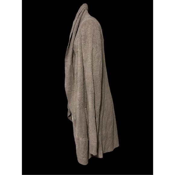 Beautiful Barefoot Dreams Cardigan Cozy Chic Lite gray Soft size medium Great Co - Picture 3 of 14